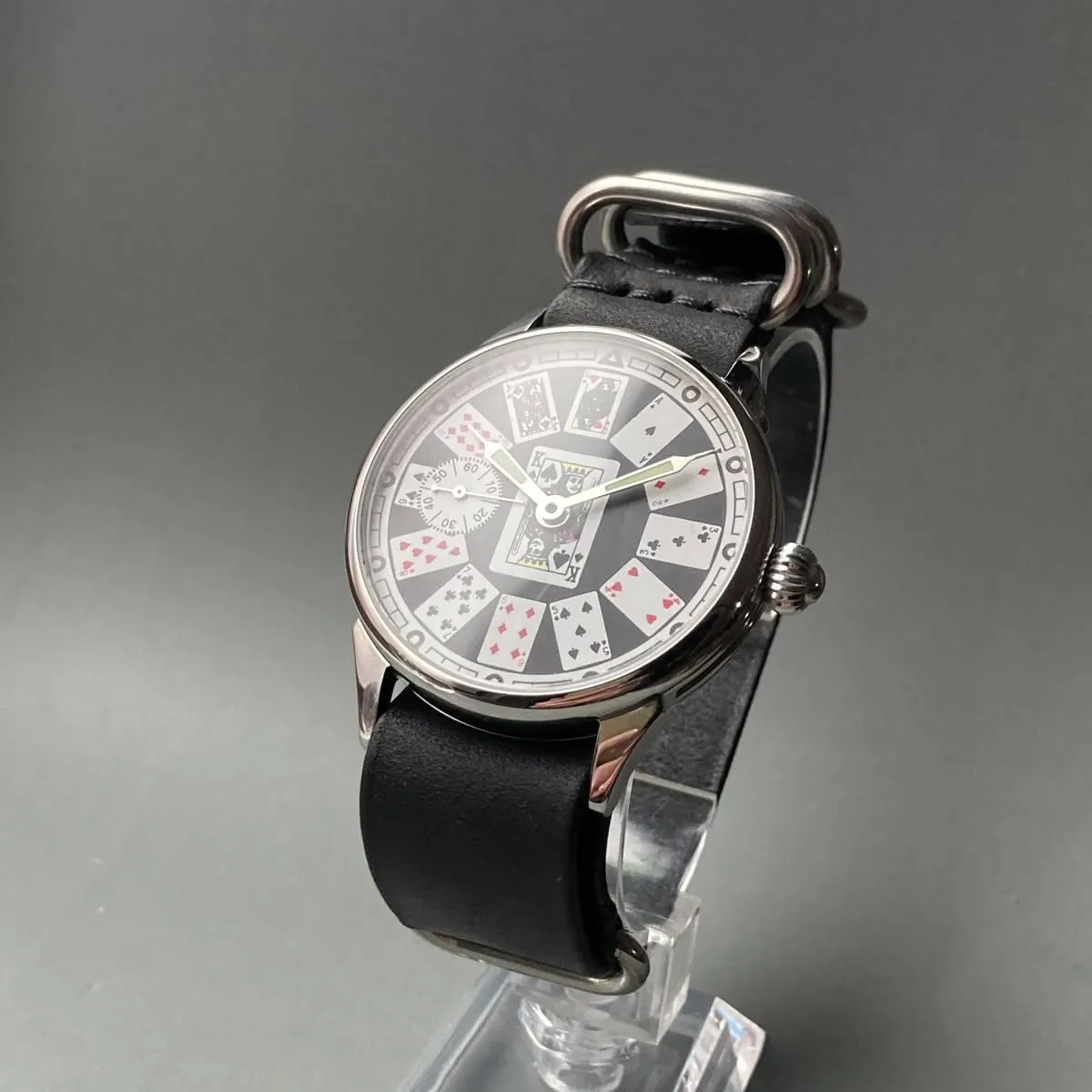 Soviet Wristwatch 1980s Manual Men's Trump 42mm Vintage