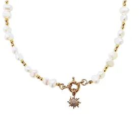Sunny Pearl Necklace - Gold Filled