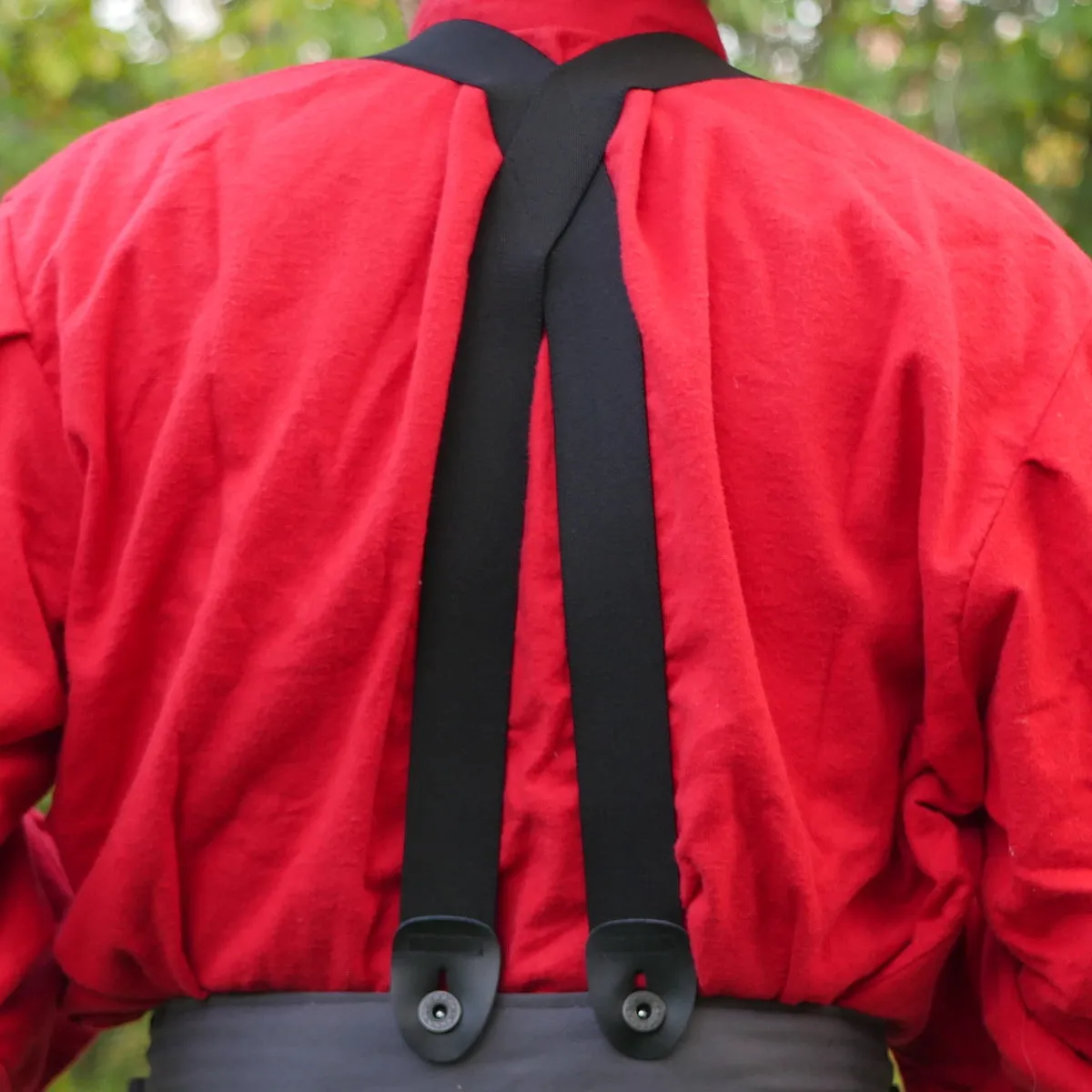 Suspenders in Black Elastic