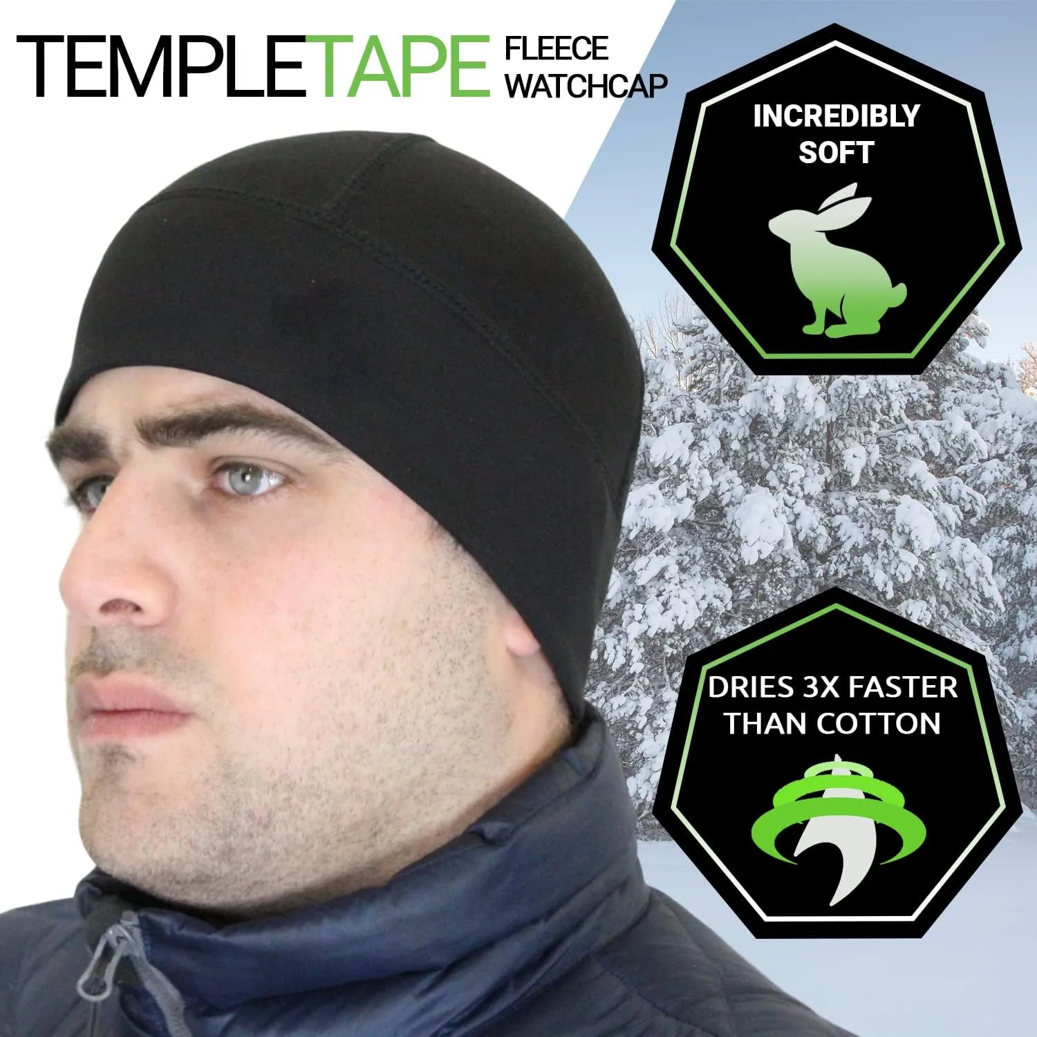 Tactical Fleece Watch Cap Beanie  Skull Cap Fleece Hat - Mens & Women