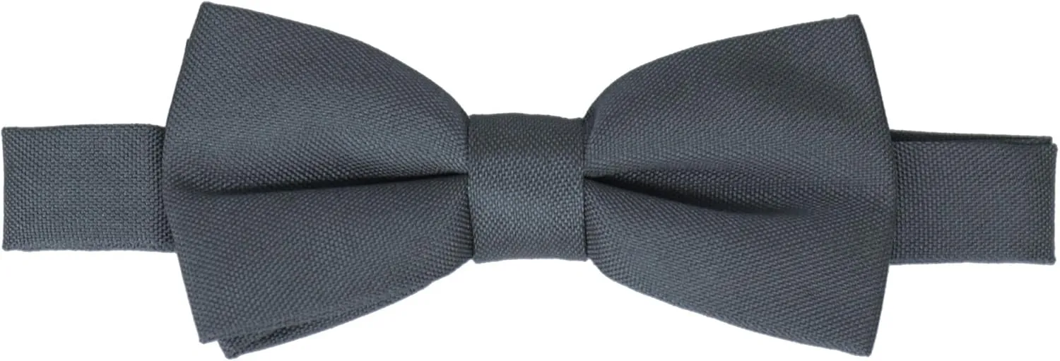 tiemart Matte Finish Pre-tied Adjustable Bow Tie