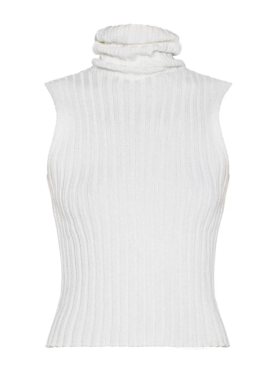 TURTLENECK KNITTED TOP