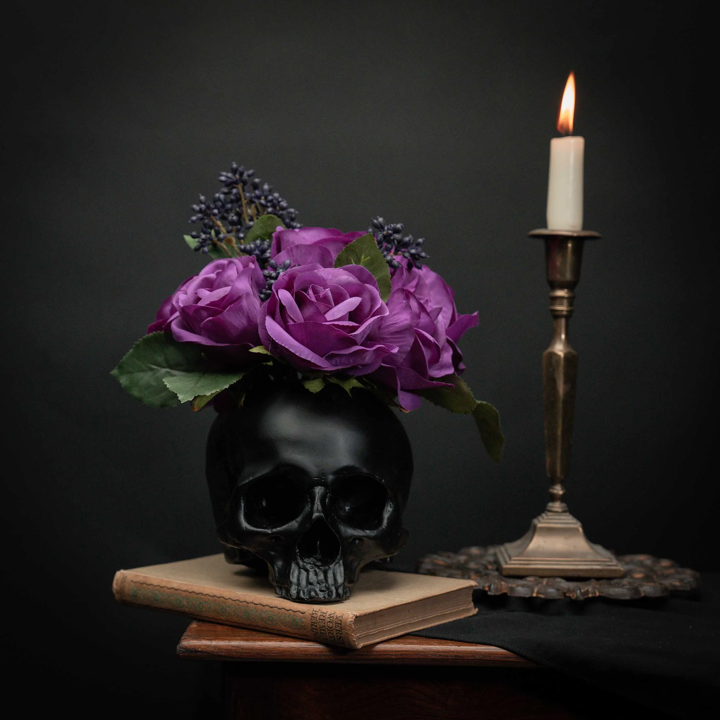 Valentina Flowerhead - Purple Roses