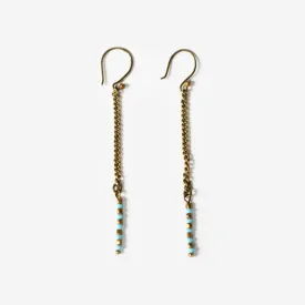 Vero Brass Dangle Earrings