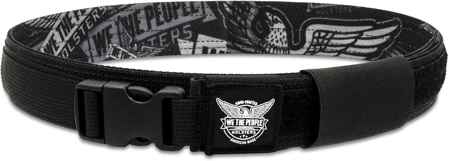 We The People Holsters - Raven - Low Profile Gun Belt - Tactical Gun Belt for Concealed Carry