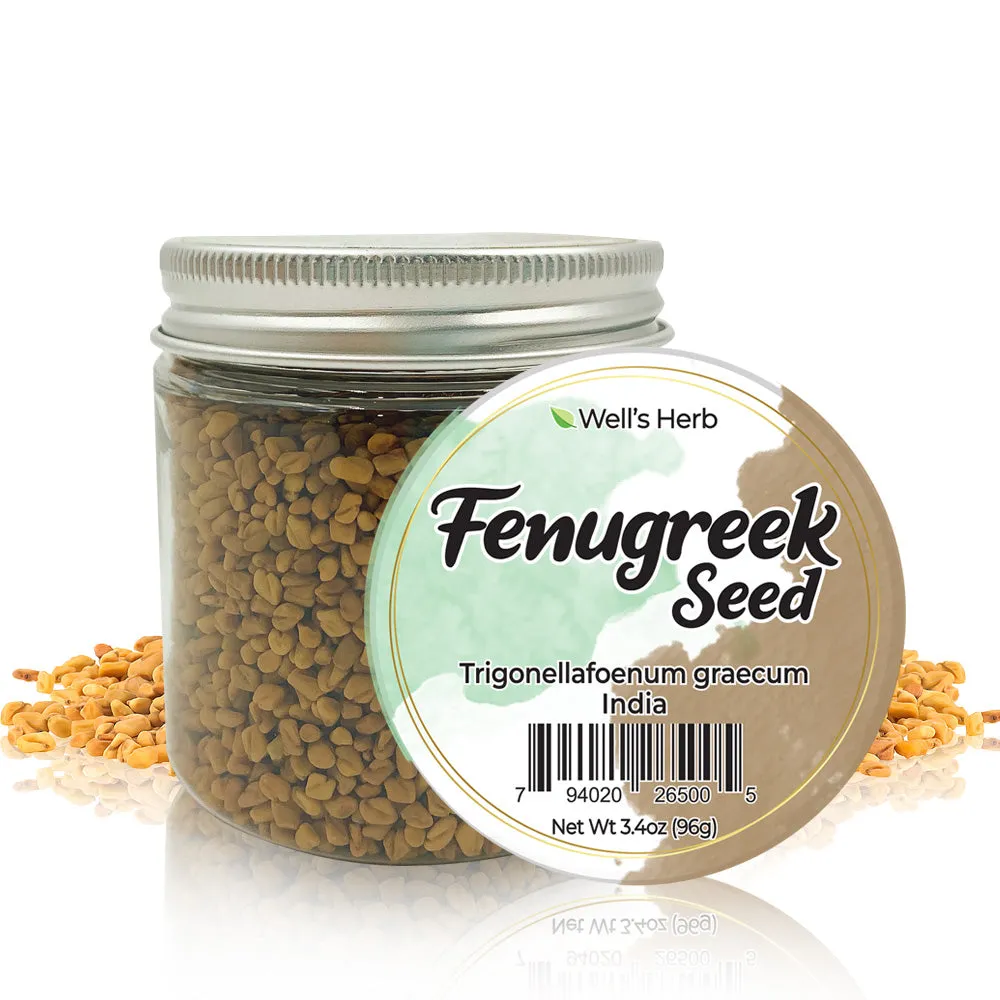 Well's Herb Dried Fenugreek Seed | 3.4 oz.
