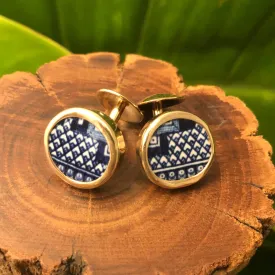 Wondrous Willow 14k Gold Chaney Cufflinks
