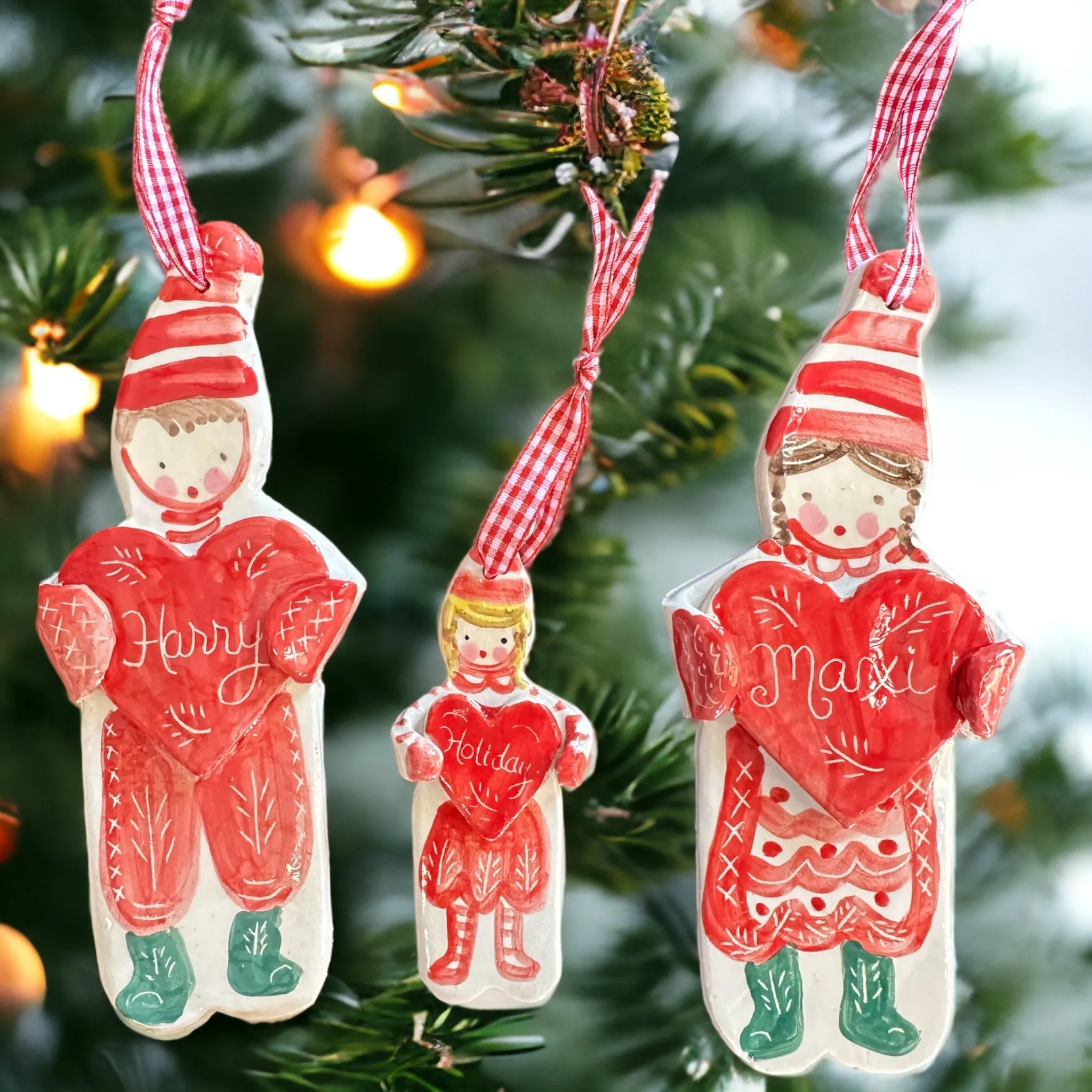 XL Christmas Ornament - Red Girl