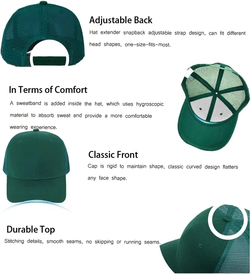 ZH 12 Pack Mesh Trucker Hats, Bulk Baseball Caps for Men and Women, Trucker Cap Wholesale